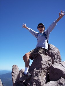 Nigel at Mt. Lassen summit